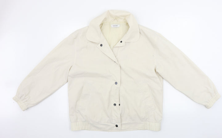 Damart Womens Beige Jacket Coat Size 14