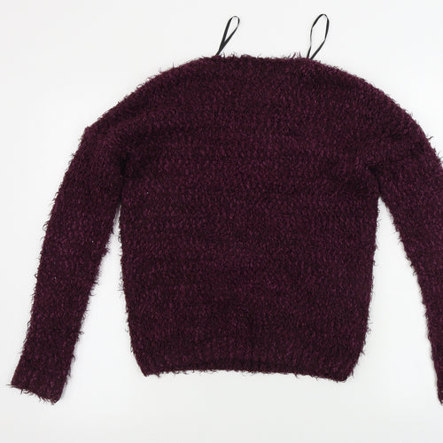 New Look  Womens Purple   Pullover Jumper Size S