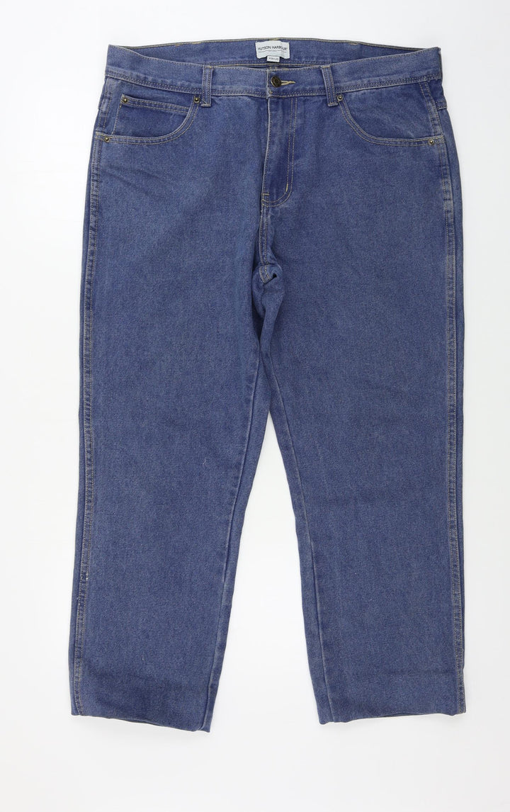 Huston Harbour  Womens Blue   Straight Jeans Size 36 in L29 in