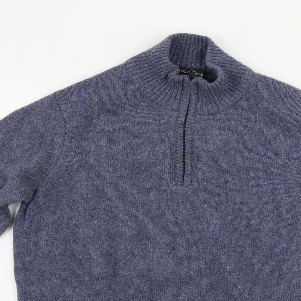 Paul Costelloe  Womens Blue   Henley Jumper Size M