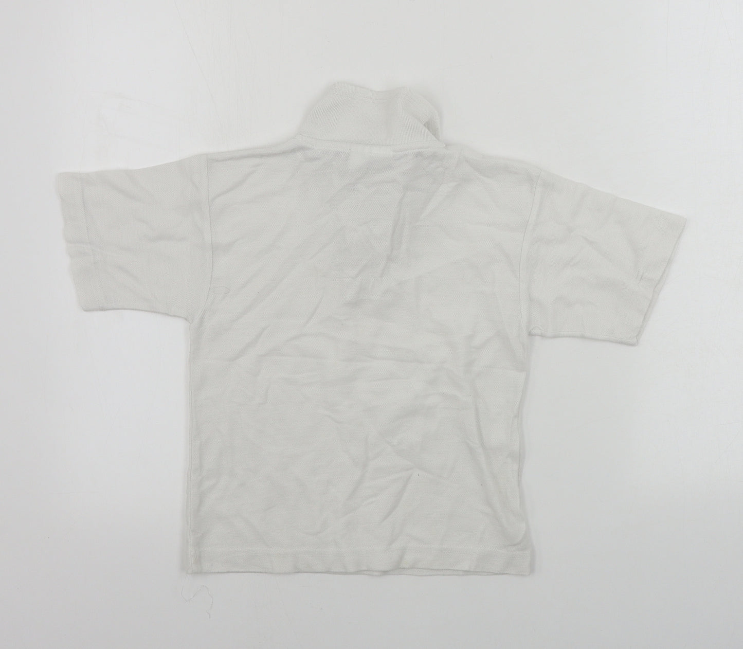 techino  Boys White   Basic Polo Size 6-7 Years