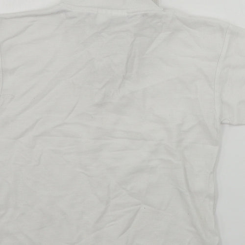 techino  Boys White   Basic Polo Size 6-7 Years
