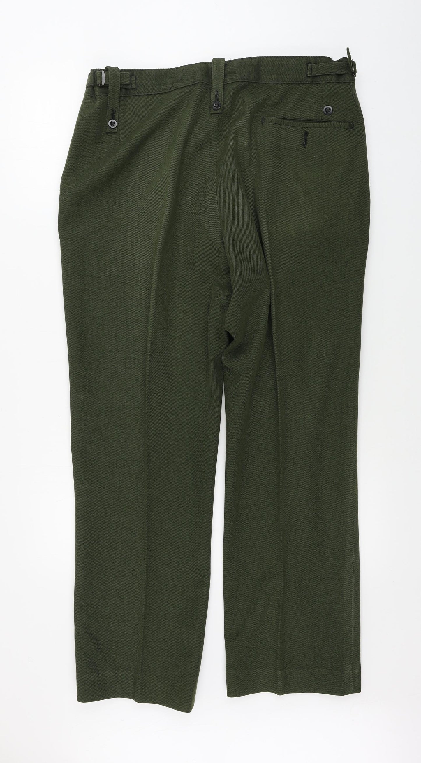 Preworn  Mens Green   Trousers  Size 34 in L28 in
