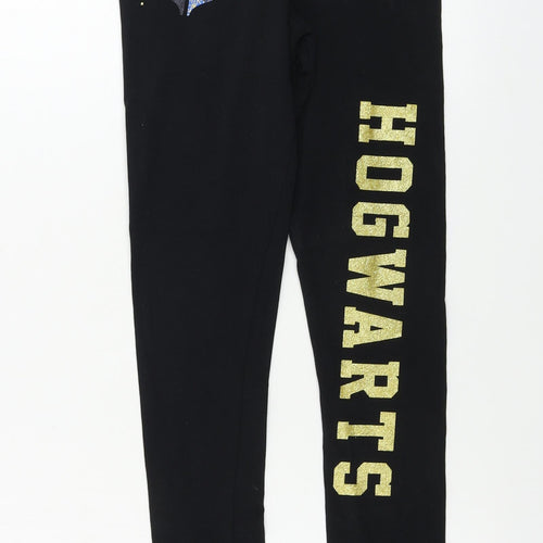 Harry Potter  Girls Black   Jegging Trousers Size 11-12 Years