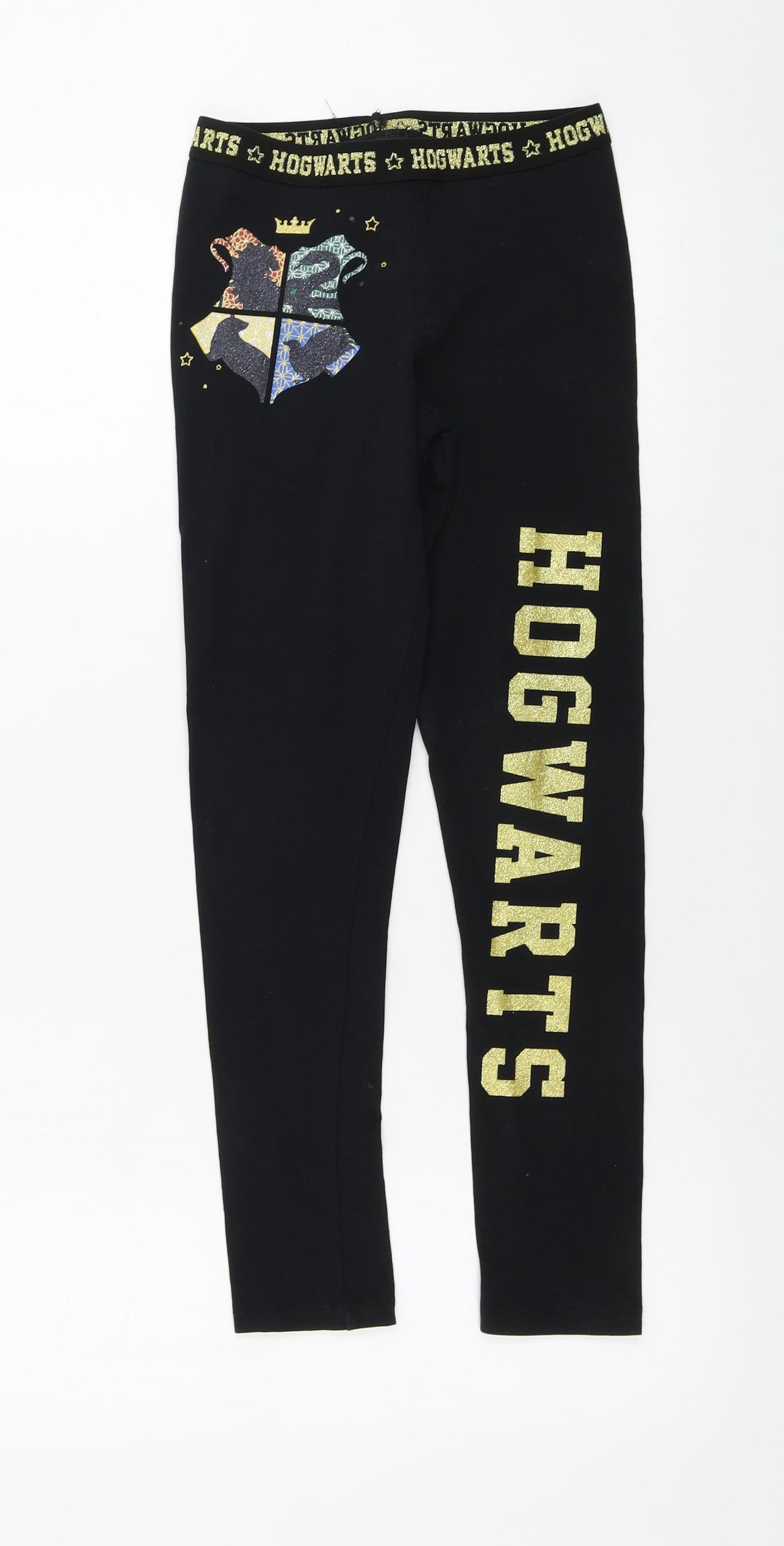 Harry Potter  Girls Black   Jegging Trousers Size 11-12 Years