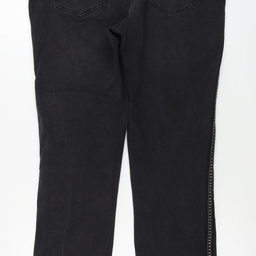 Bonmarché  Womens Black   Straight Jeans Size 14 L28 in