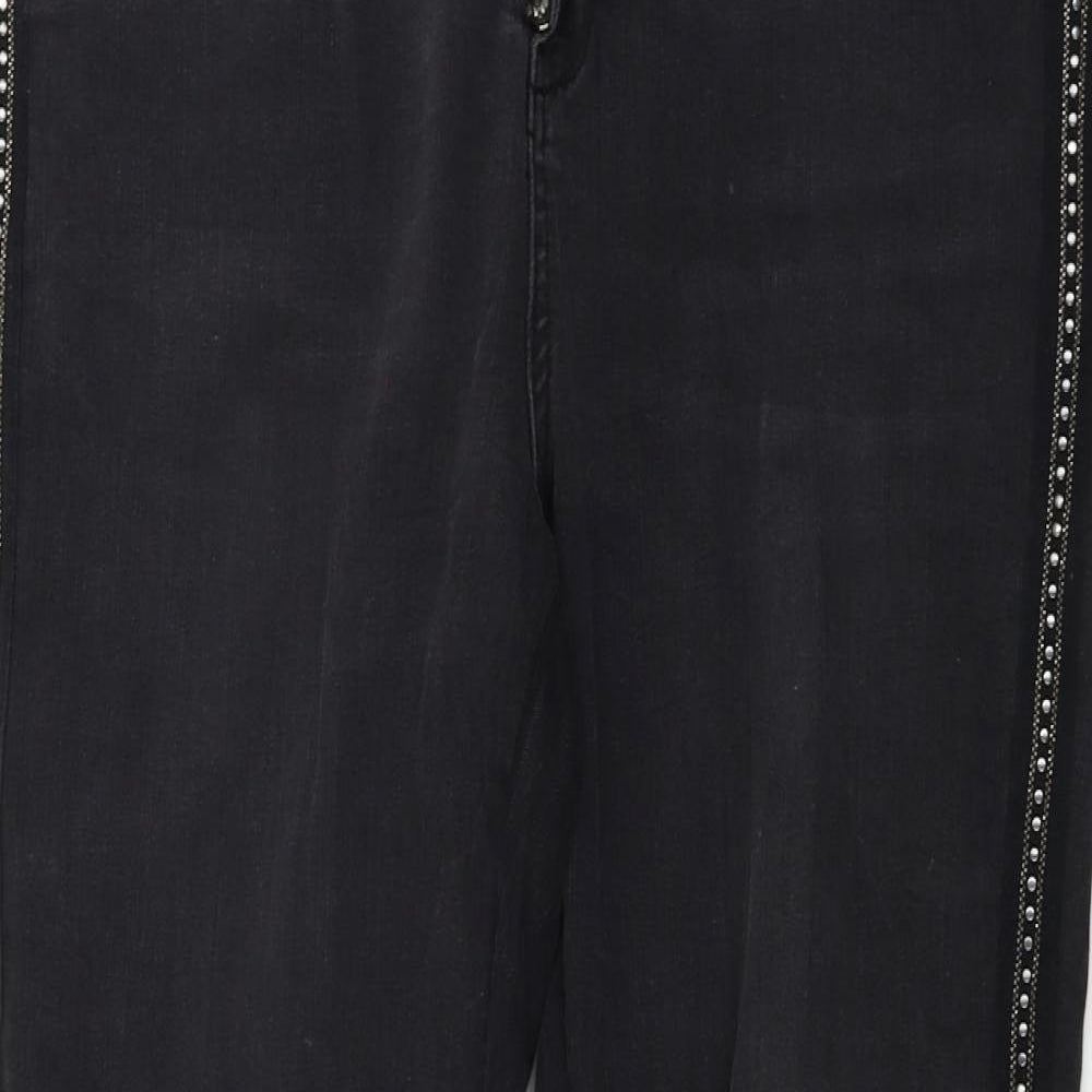 Bonmarché  Womens Black   Straight Jeans Size 14 L28 in