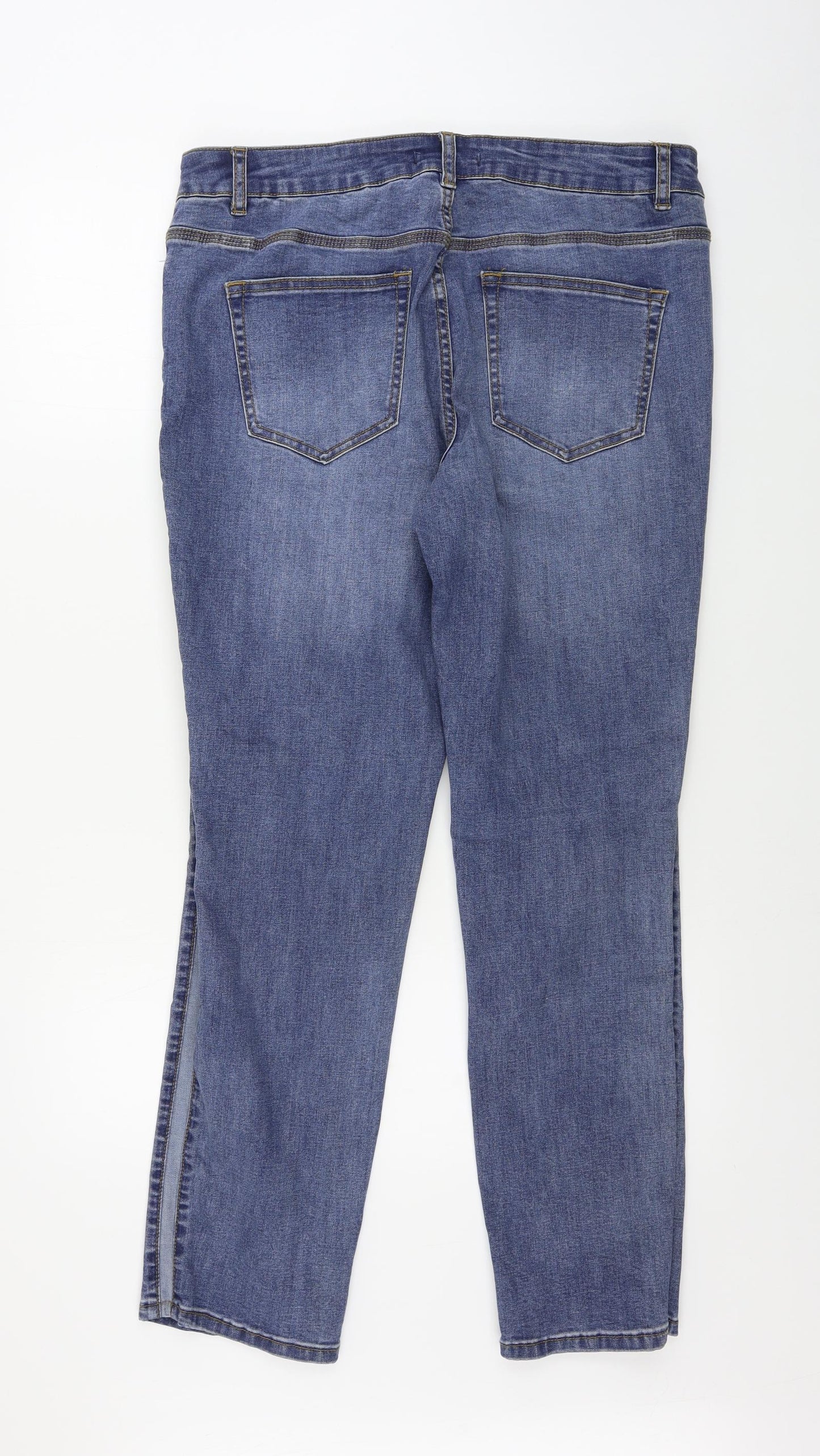 Bonmarché  Womens Blue   Straight Jeans Size 14 L29 in