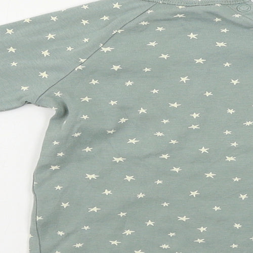 H&M  Girls Green   Basic T-Shirt Size 2 Years  - star pattern
