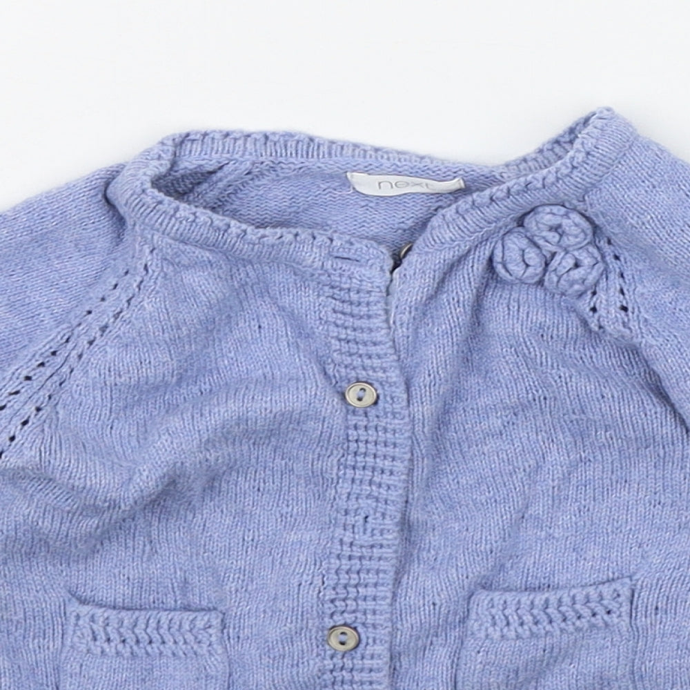 NEXT Baby Blue   Cardigan Jumper Size 9-12 Months