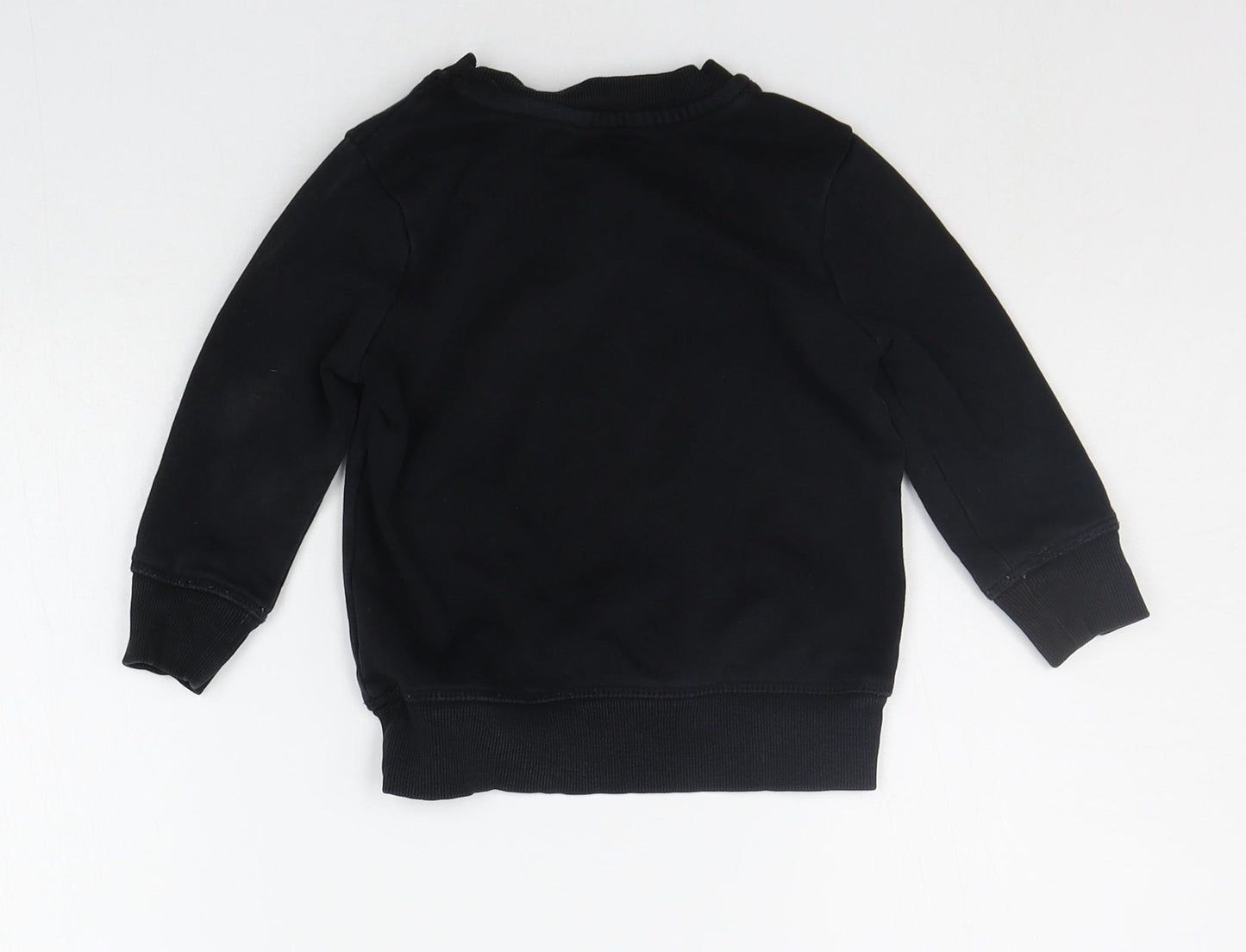 George Baby Black   Pullover Jumper Size 12-18 Months  - dinosaur