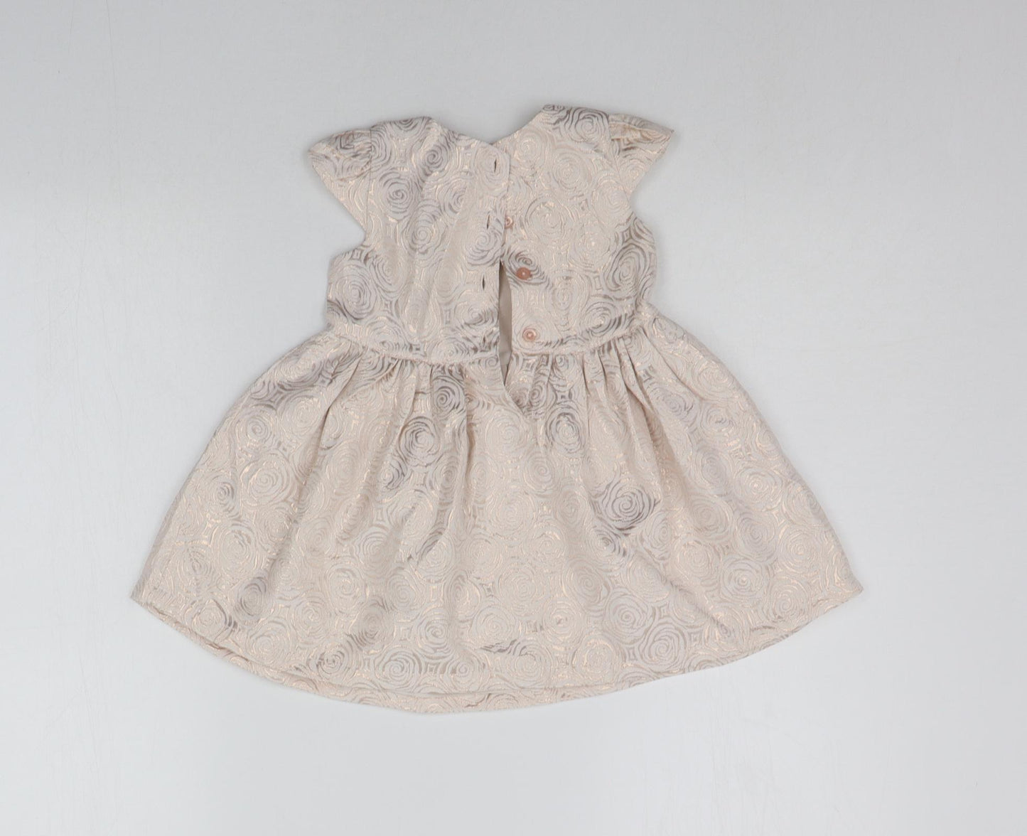 Primark Baby Pink Geometric  A-Line  Size 9-12 Months