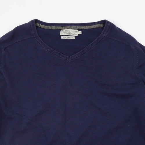 TU Mens Blue   Pullover Jumper Size L