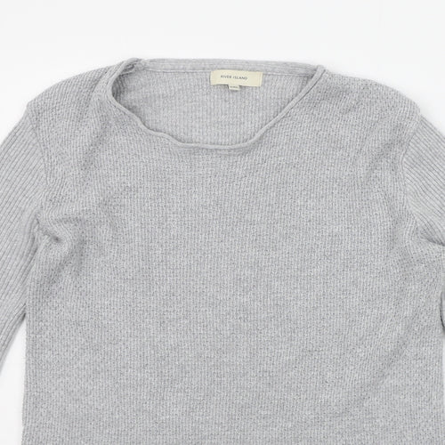 River Island Womens Grey   Pullover Jumper Size 2XS
