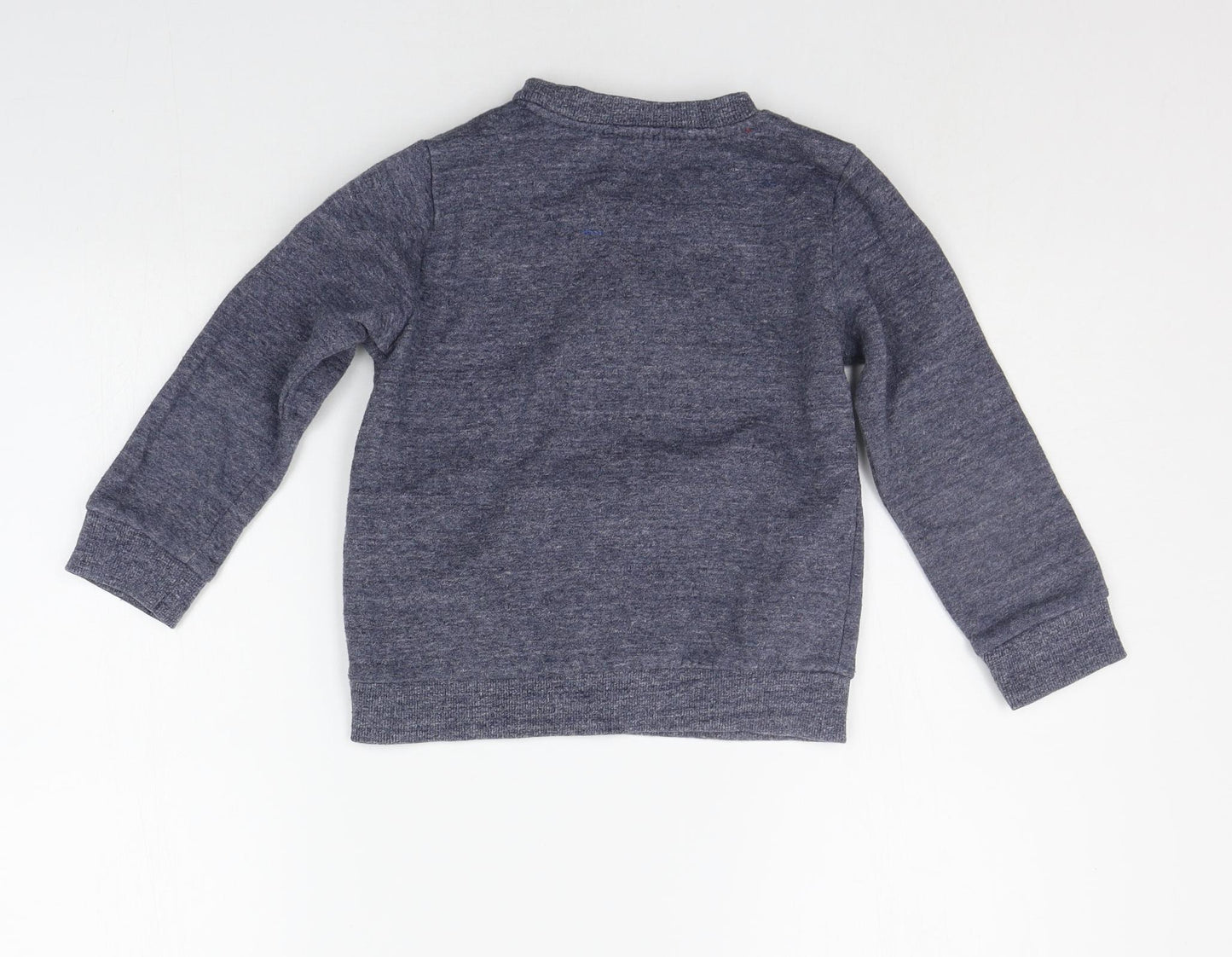 F&F Boys Blue Houndstooth  Pullover Jumper Size 6-7 Years  - CHRISTMAS