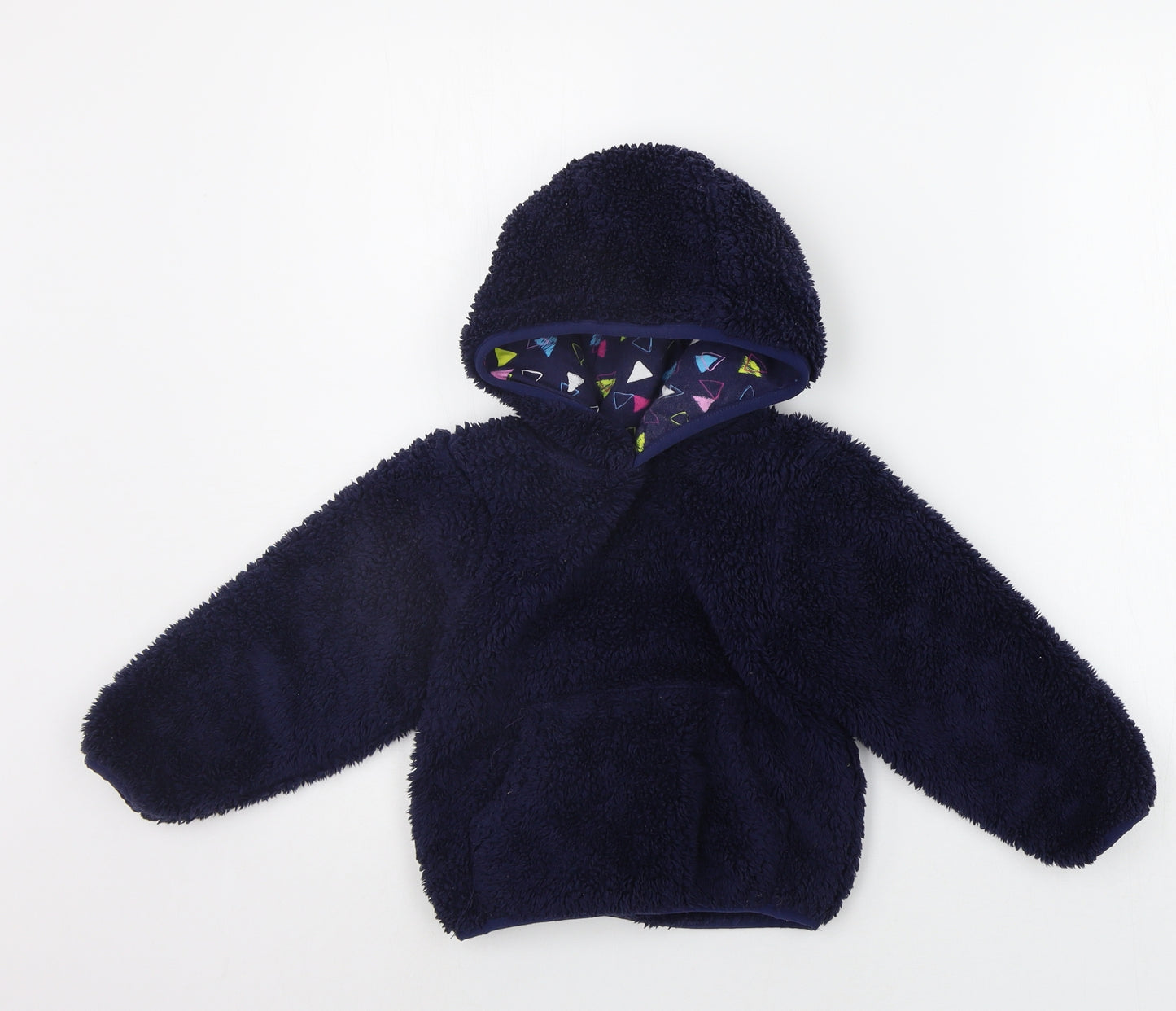 moutain warehouse Boys Blue   Pullover Hoodie Size 3-4 Years
