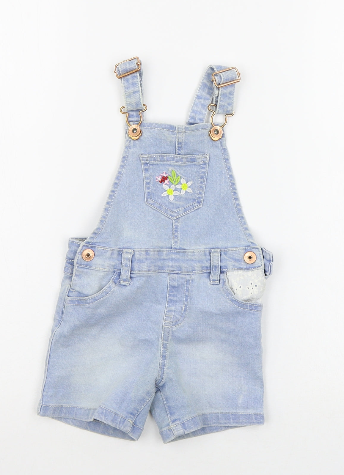 Primark Baby Blue   Dungaree One-Piece Size 9-12 Months