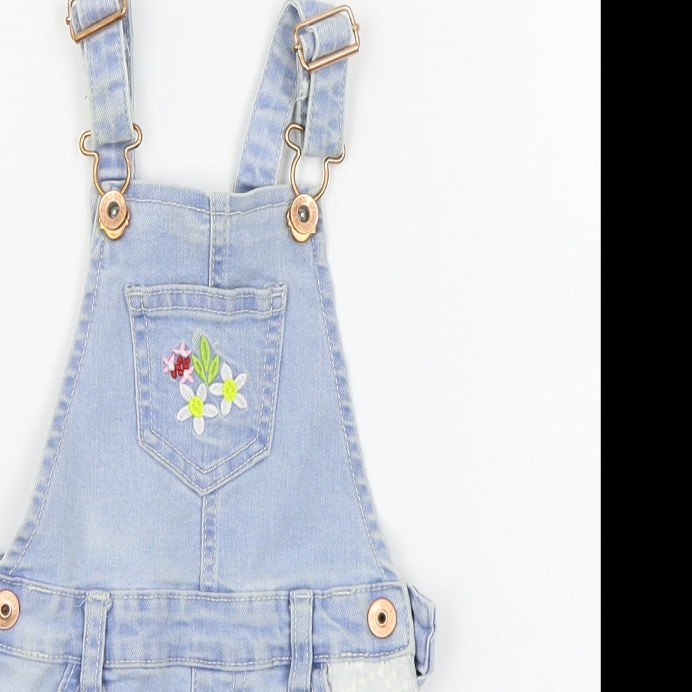 Primark Baby Blue   Dungaree One-Piece Size 9-12 Months