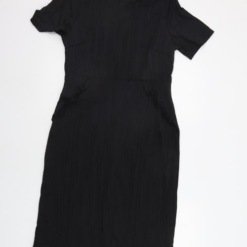 Real Form Womens Black   A-Line  Size 14