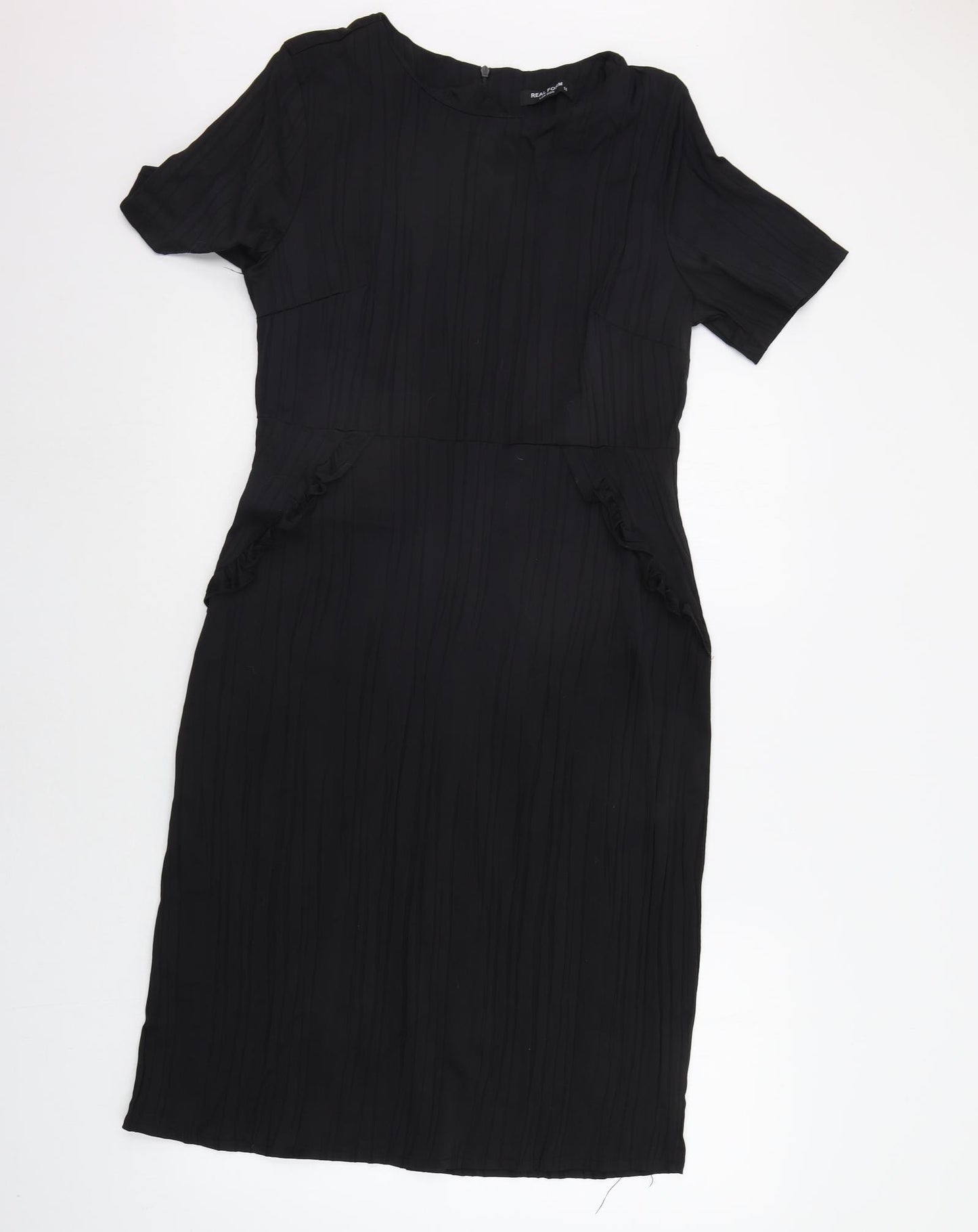 Real Form Womens Black   A-Line  Size 14