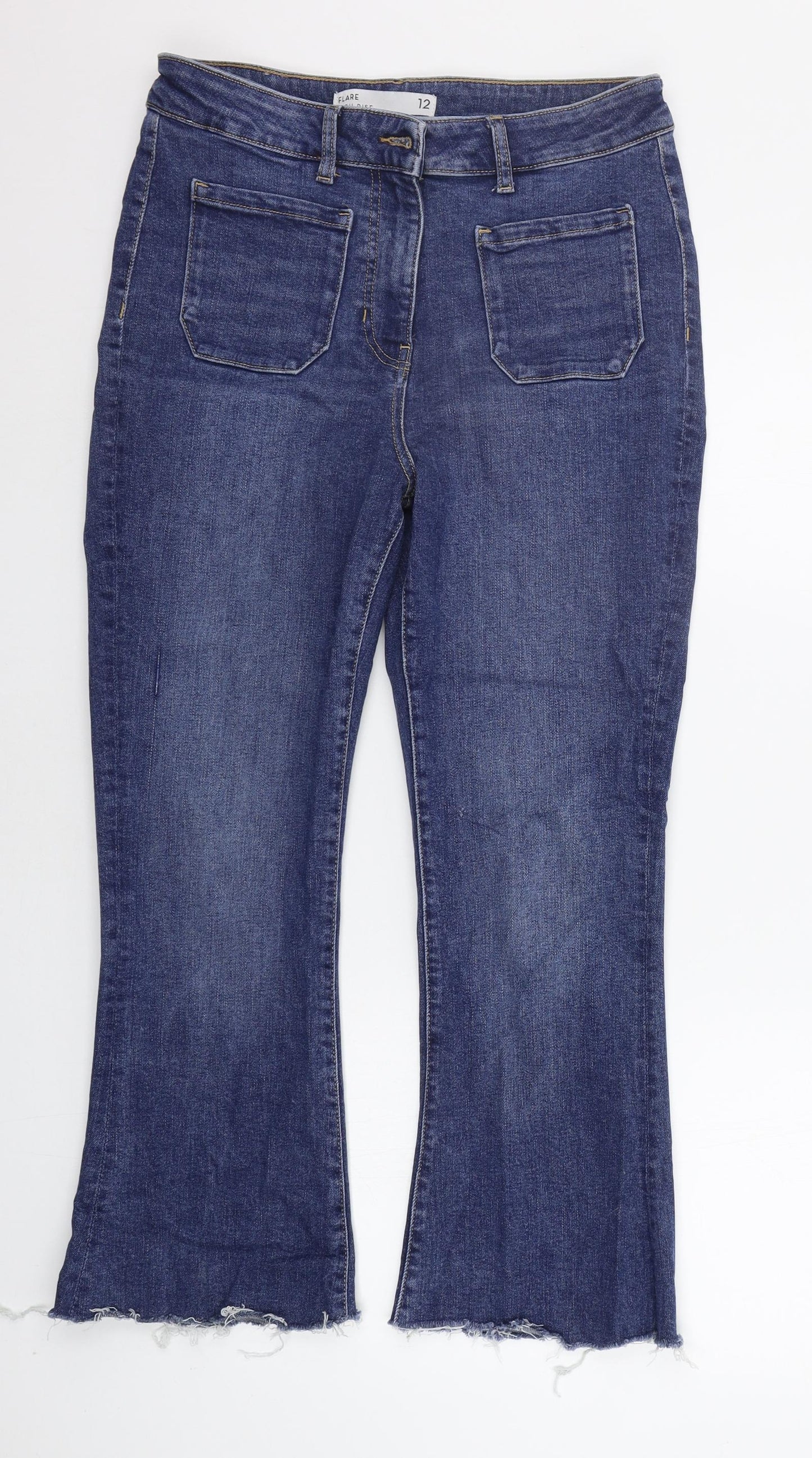NEXT Womens Blue   Straight Jeans Size 12 L26 in