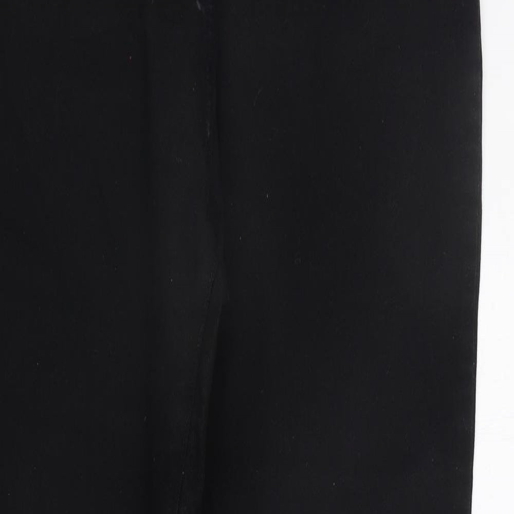 Per Una Womens Black   Trousers  Size 16 L27 in