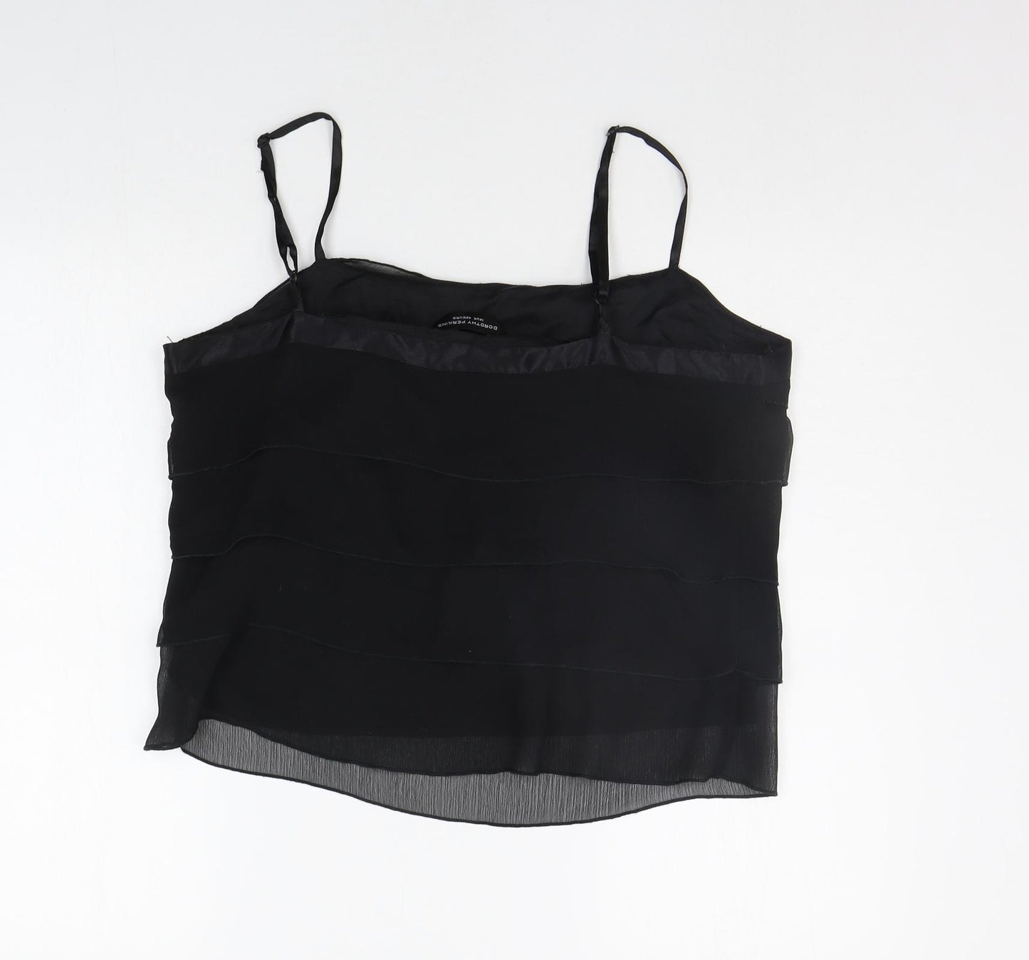 Dorothy Perkins Womens Black   Basic Tank Size 14