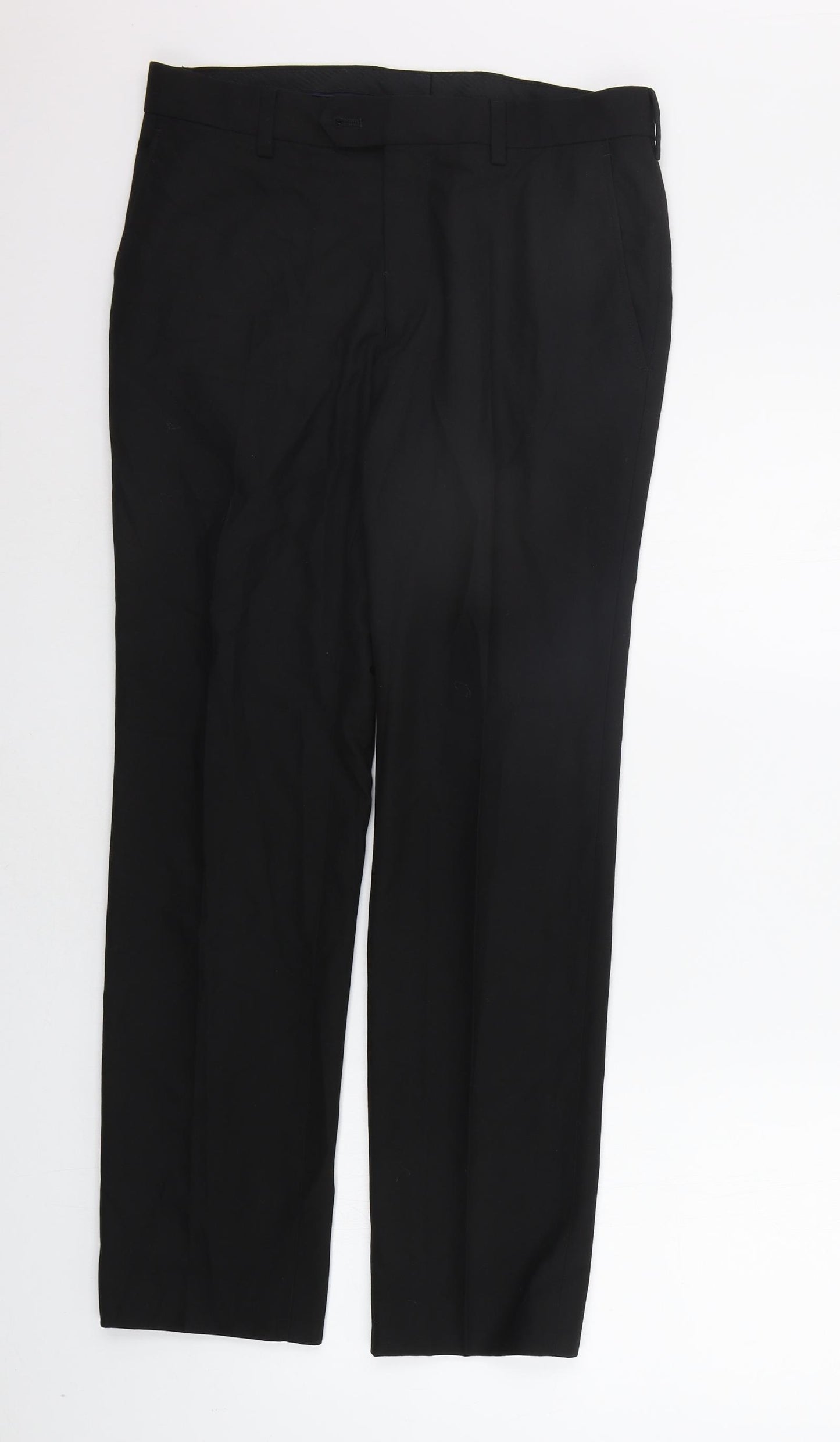 NEXT Mens Black   Trousers  Size 30 in L29 in