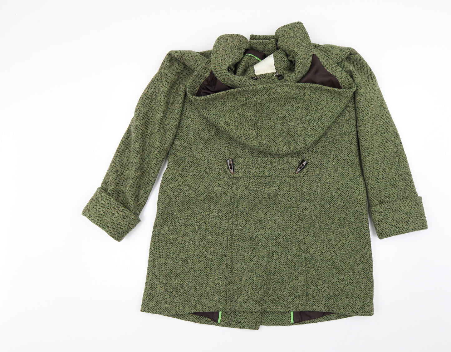 RJR.John Rocha Womens Green   Pea Coat Coat Size 12