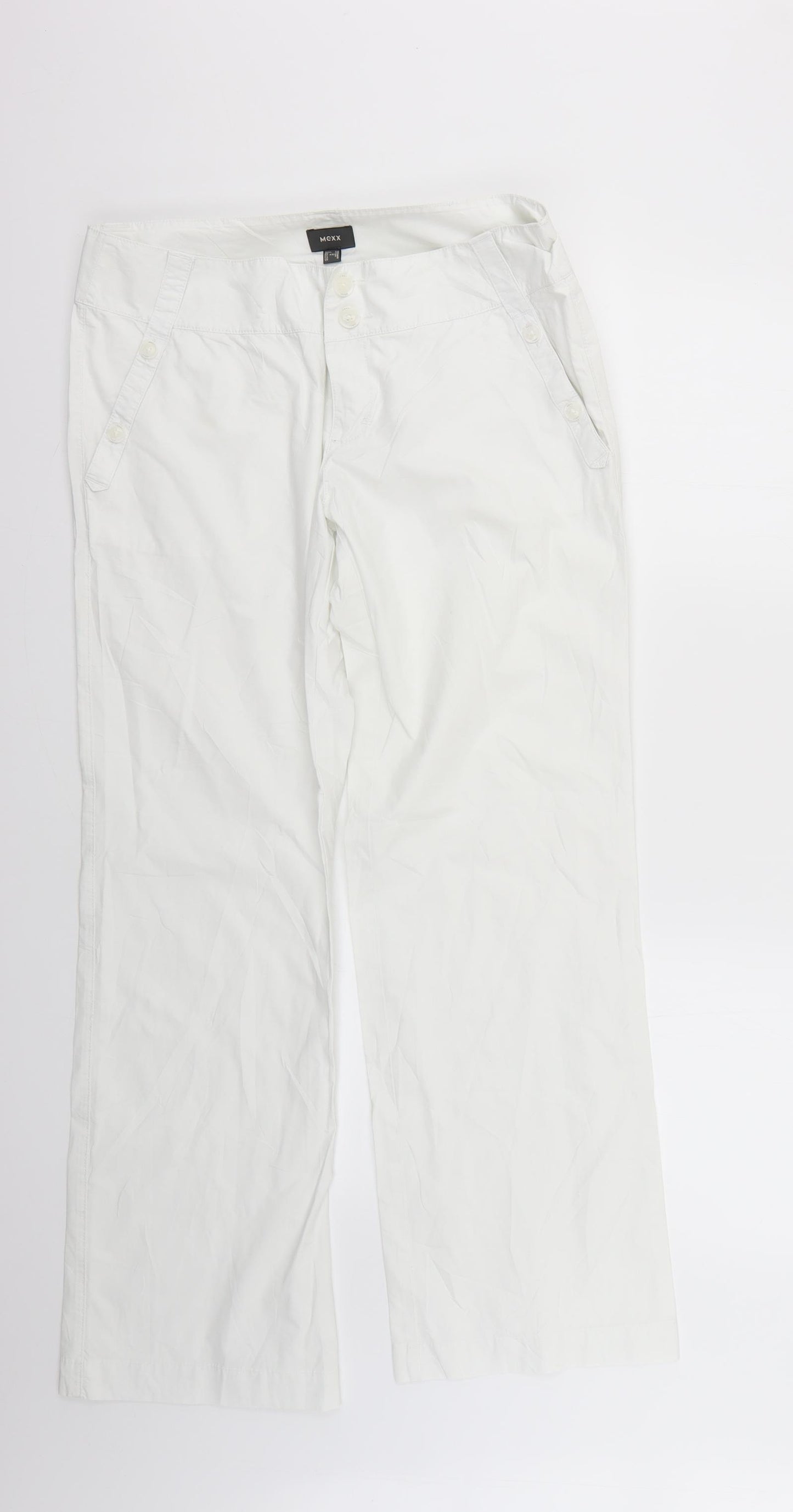 Mexx Womens White   Trousers  Size 12 L27 in