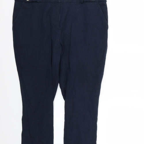 F&F Womens Blue   Trousers  Size 18 L24 in