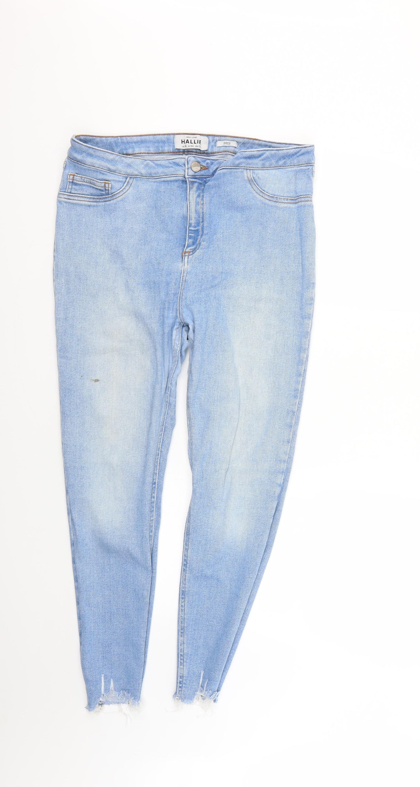 New Look Womens Blue   Skinny Jeans Size 16 L25 in