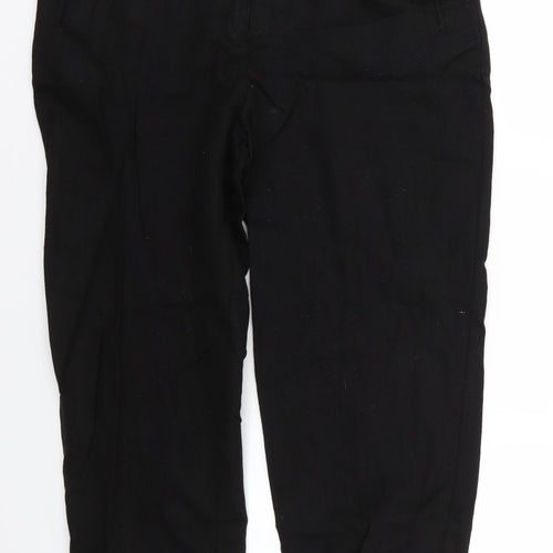 Marks and Spencer Womens Black   Trousers  Size 14 L25 in