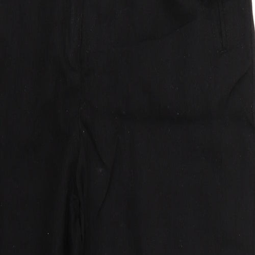 Marks and Spencer Womens Black   Trousers  Size 14 L25 in