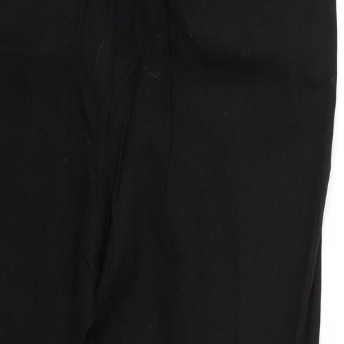 Marks and Spencer Womens Black   Trousers  Size 14 L25 in