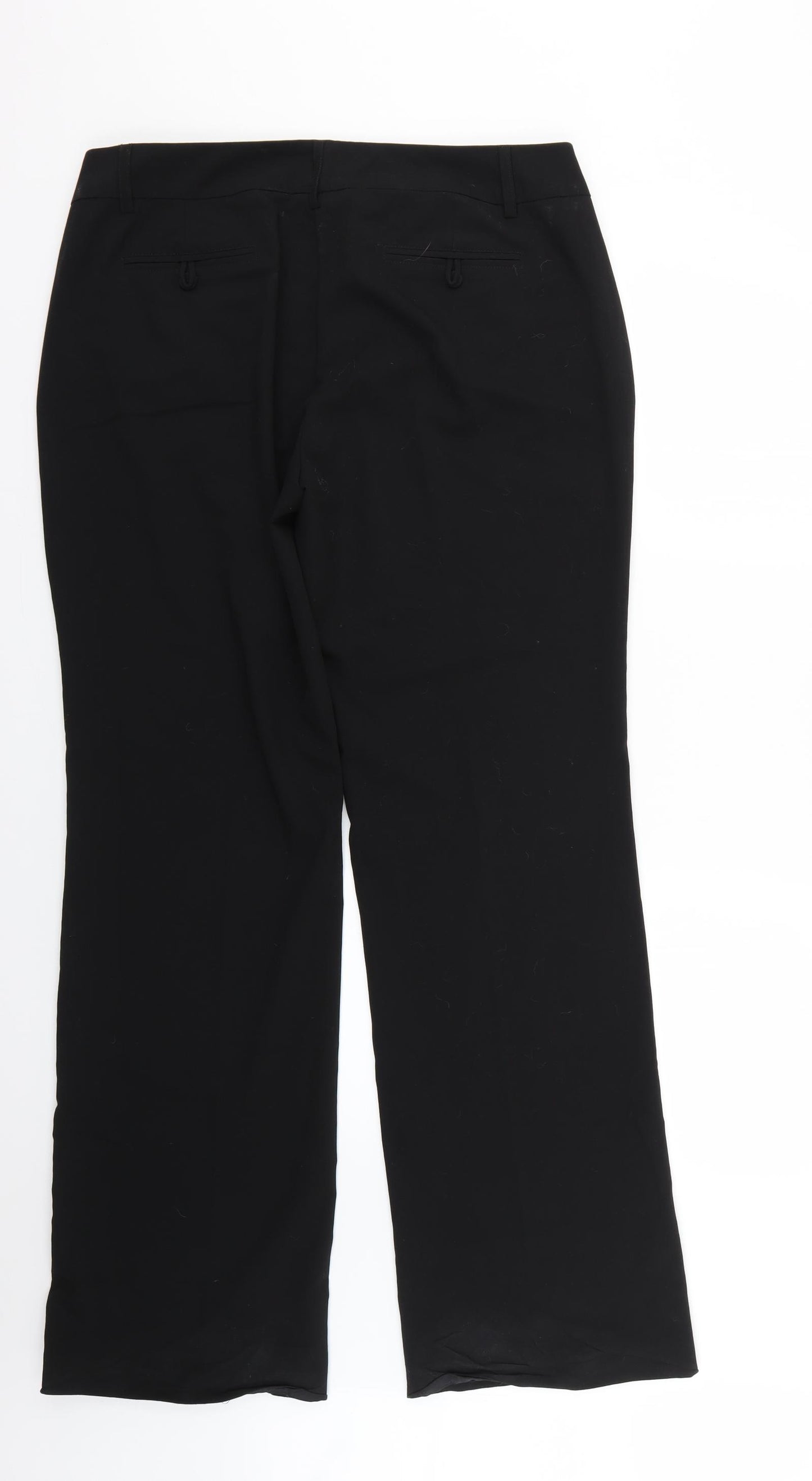 camateu Womens Black   Trousers  Size 18 L31 in