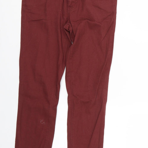 miss denim Womens Red   Skinny Jeans Size 8 L27 in