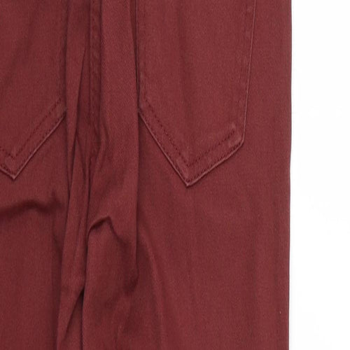 miss denim Womens Red   Skinny Jeans Size 8 L27 in