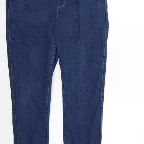 Denim & Co. Womens Blue   Skinny Jeans Size 12 L24 in
