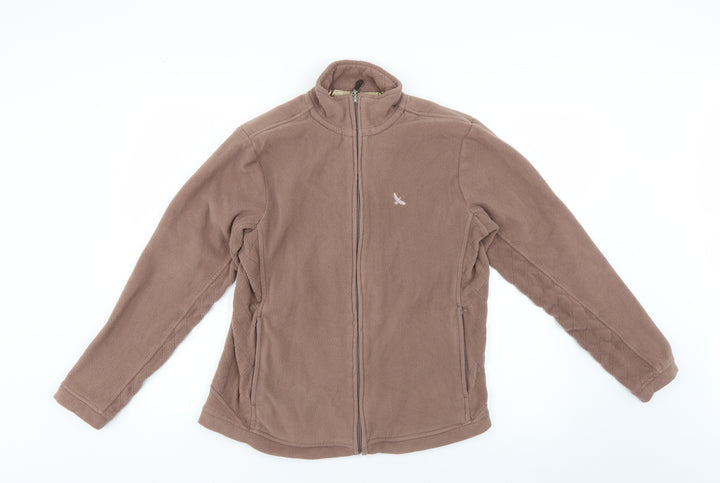 Hawkshead Womens Brown Full Zip Jumper Size 14