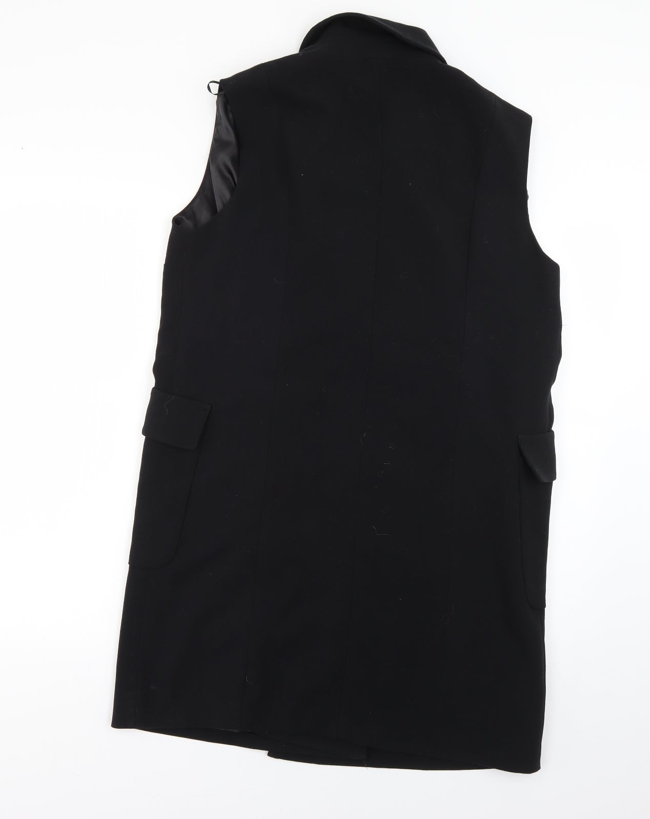 Mango Womens Black   Overcoat Coat Size M