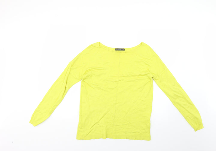 Atmosphere Womens Yellow Pullover Jumper Size 10
