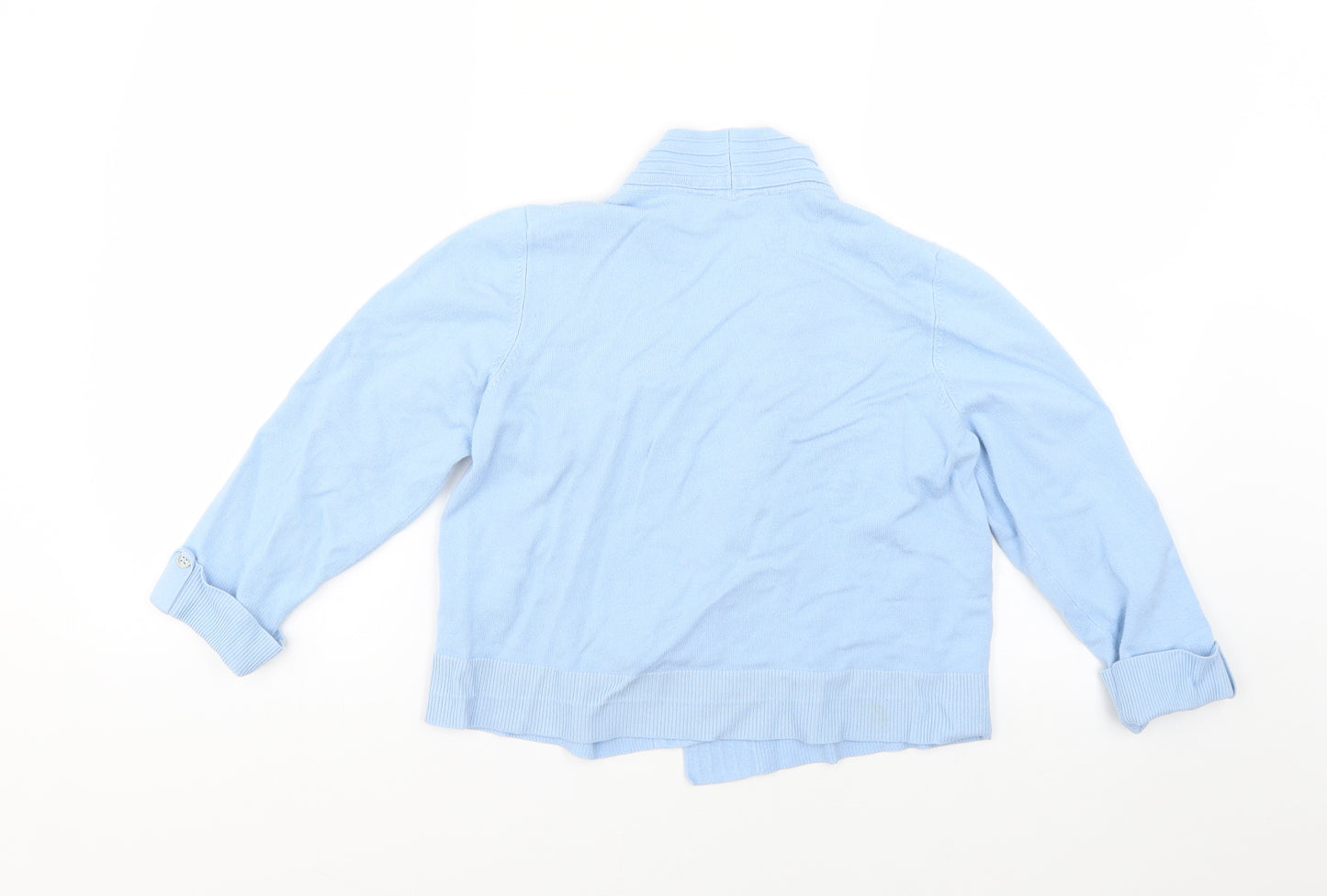 BHS Womens Blue   Cardigan Jumper Size 16