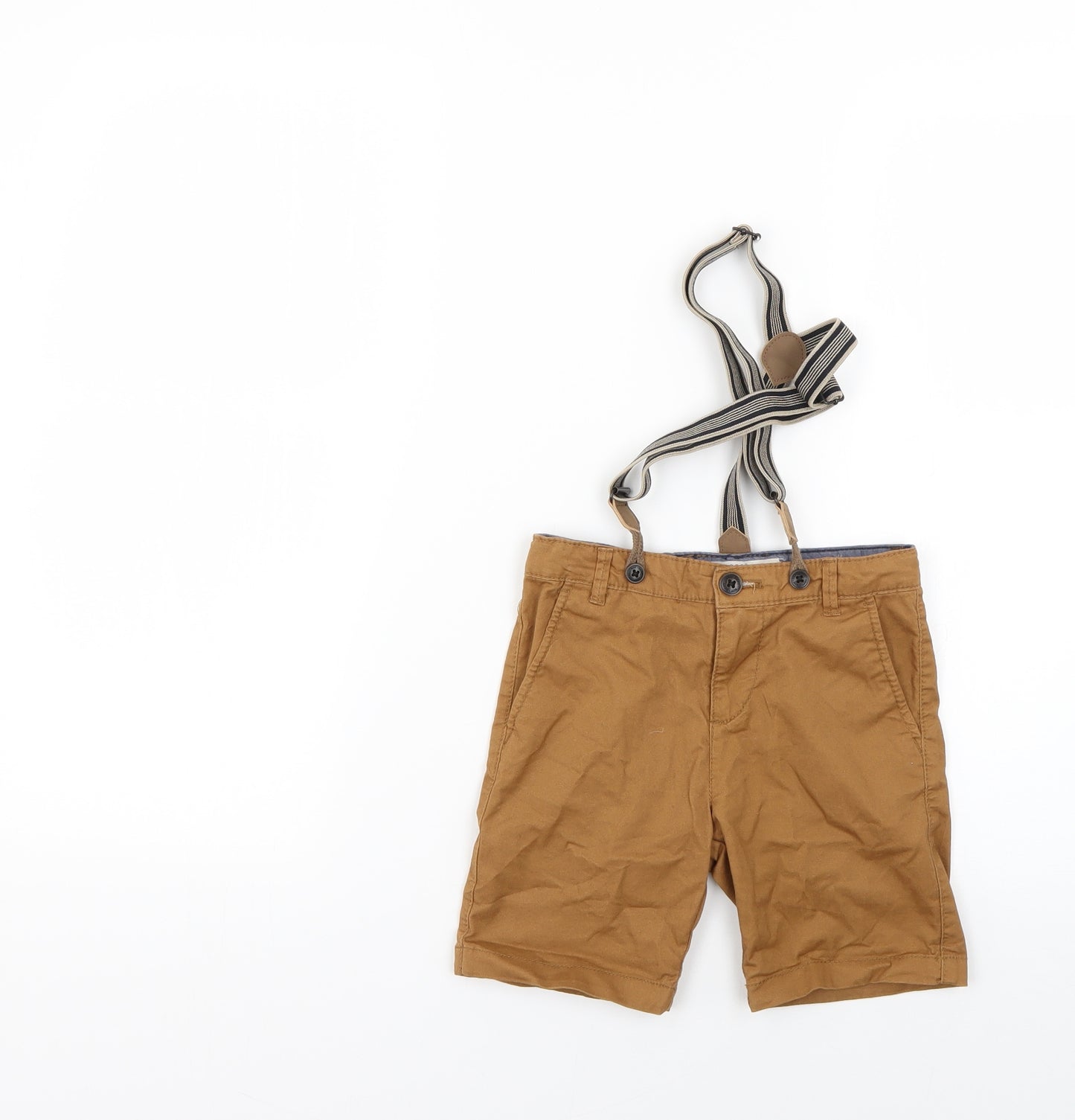 Logg Boys Brown   Chino Shorts Size 4-5 Years