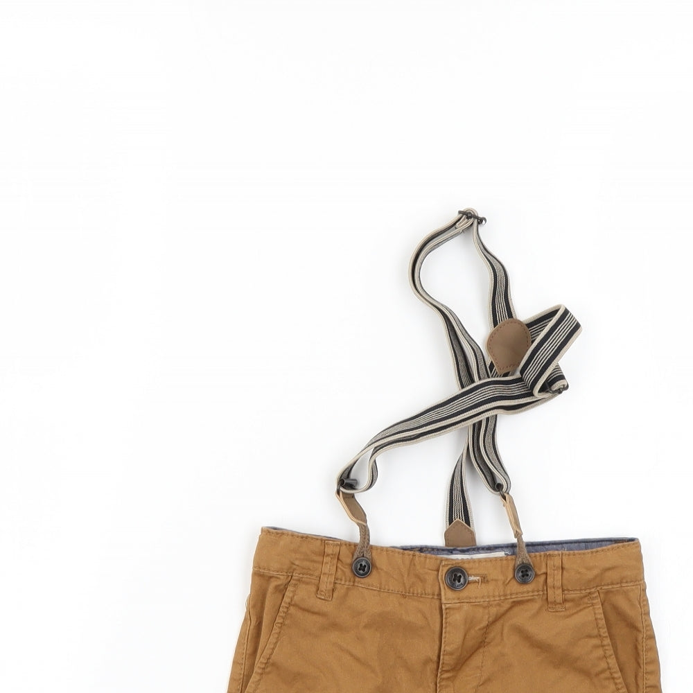 Logg Boys Brown   Chino Shorts Size 4-5 Years