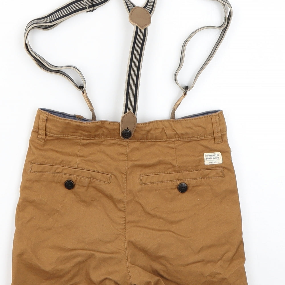 Logg Boys Brown   Chino Shorts Size 4-5 Years