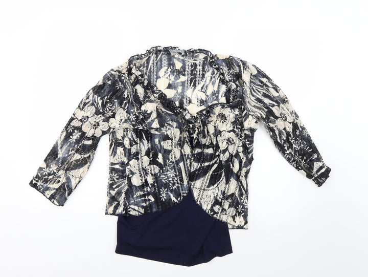 Per Una Womens Blue   Basic Blouse Size 12