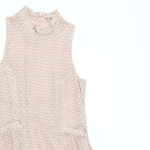 NEXT Womens Pink Striped  Fit & Flare  Size 8