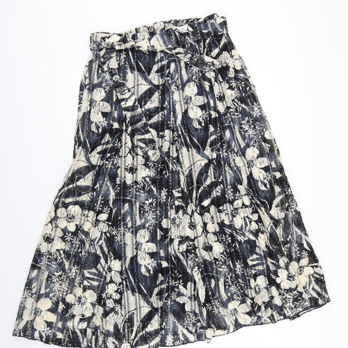 Per Una Womens Multicoloured Floral  Flare  Size 12