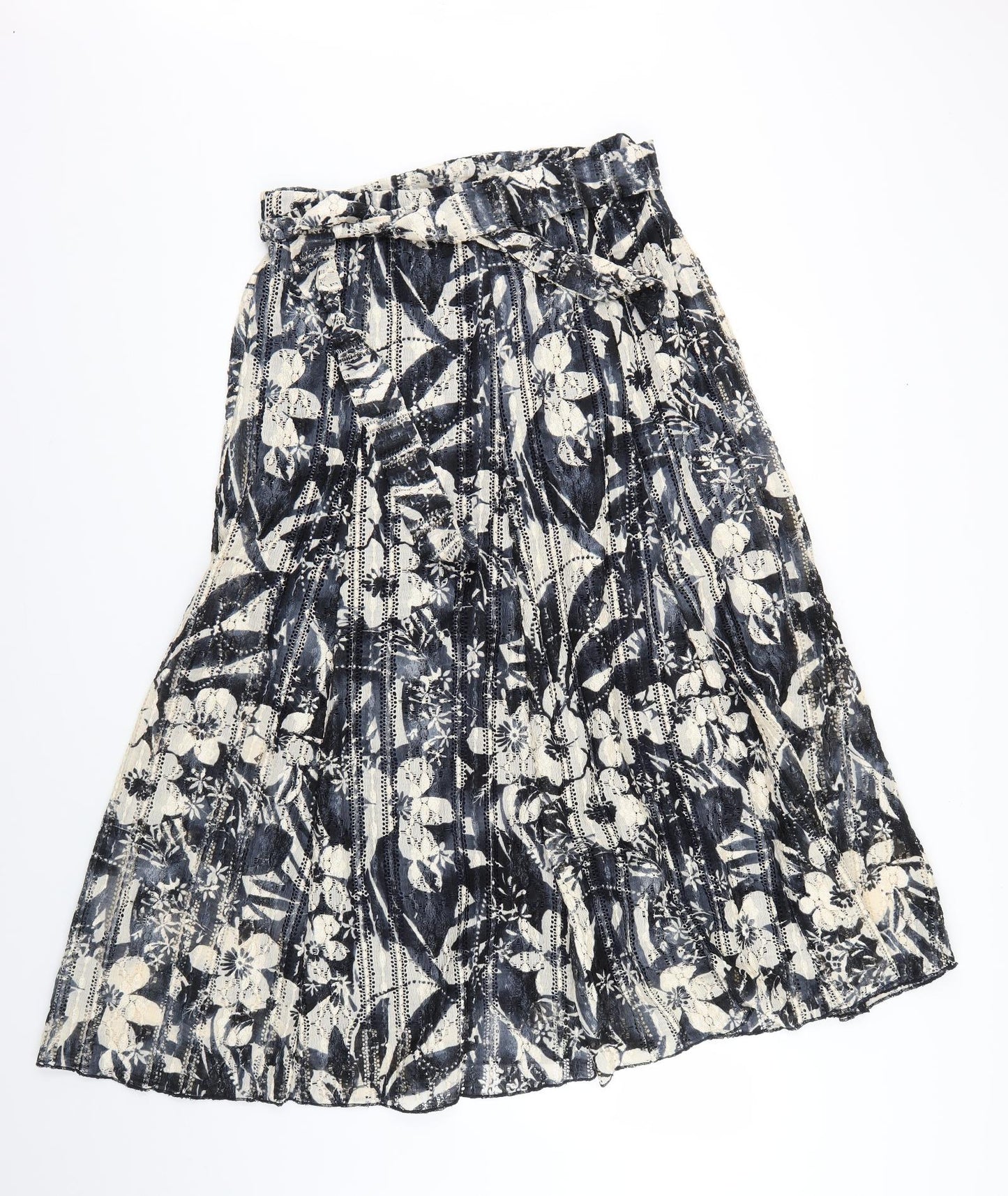 Per Una Womens Multicoloured Floral  Flare  Size 12